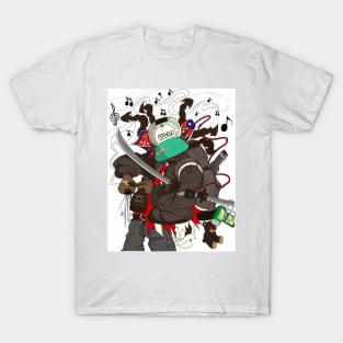 Liquid Swords  t-shirt by MFC T-Shirt